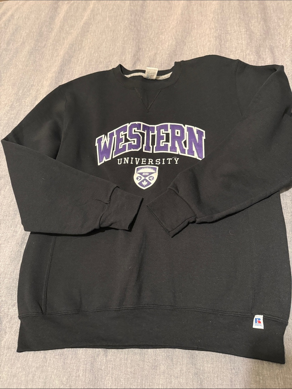 Black crewneck